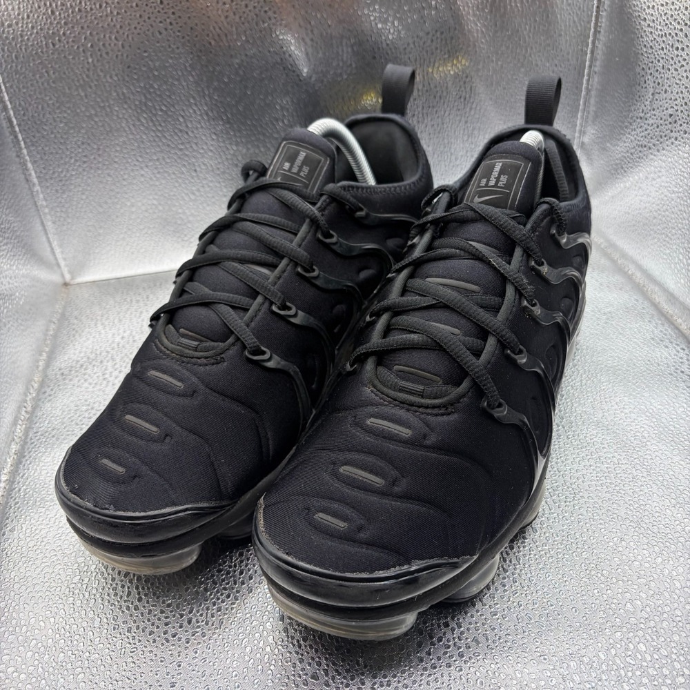 Size 10 Nike Air VaporMax Plus SE Black Womens Lace Up Running Shoes DH1063-001 - Picture 6 of 11